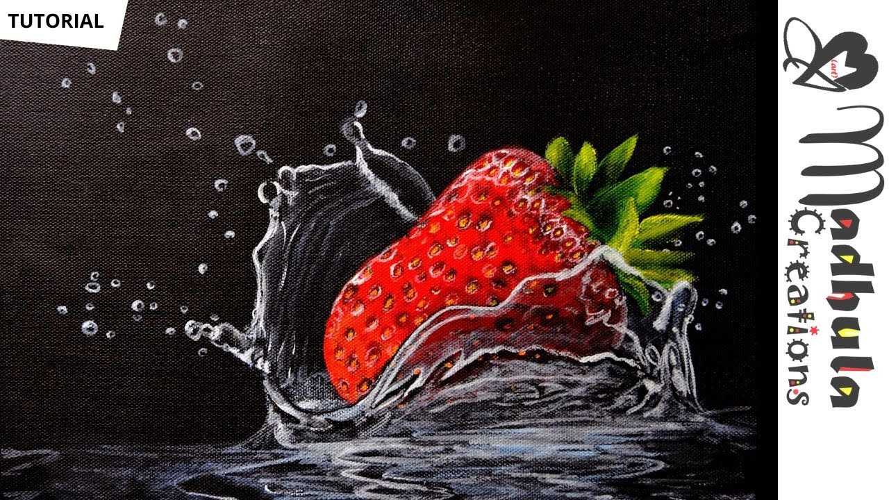 Wall Décor Acrylic Painting Reflection Ripple Wall Art Water Splash