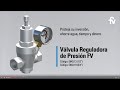 Instalación Válvula de presión FV E643.13 Y E643.19