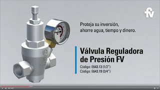 Instalación Válvula de presión FV E643.13 Y E643.19