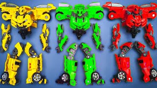 BUMBLEBEE Stopmotion Build (Animated) Rise of BEASTS Transformers Robot Tobot Car Toys #трансформеры