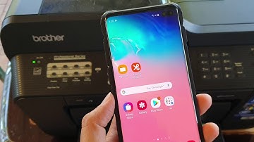 Samsung Galaxy S10 / S10+: Setup and Print to Wireless Brother Printer - Wifi