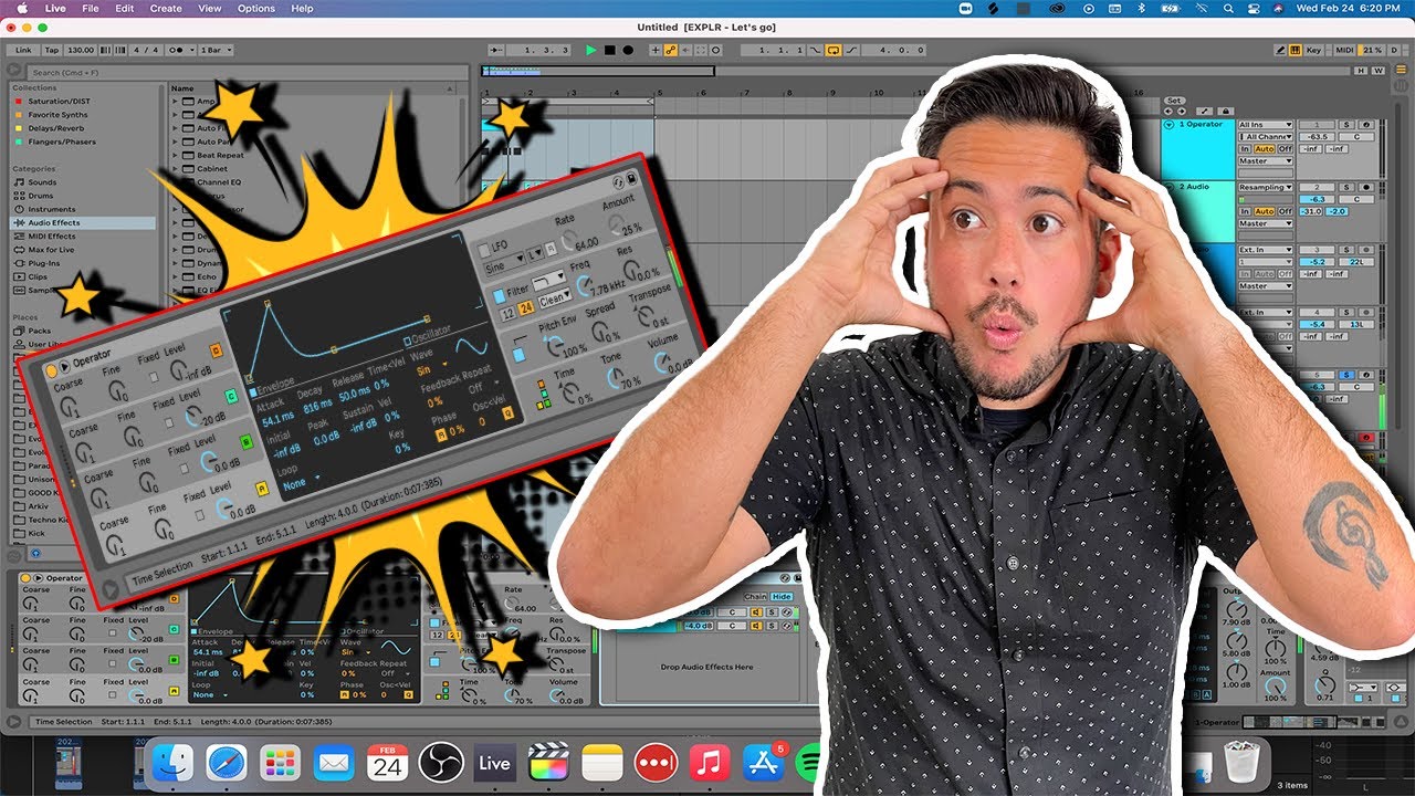 Making My First Modern Techno Kick In Ableton Operator - YouTube