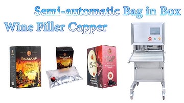 HYBIB-10F Semi-automatic BIB Bag in Box Wine Filling Capping Machine