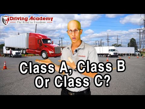 Video: ¿Cuál es la diferencia entre una CDL Clase B y Clase C?