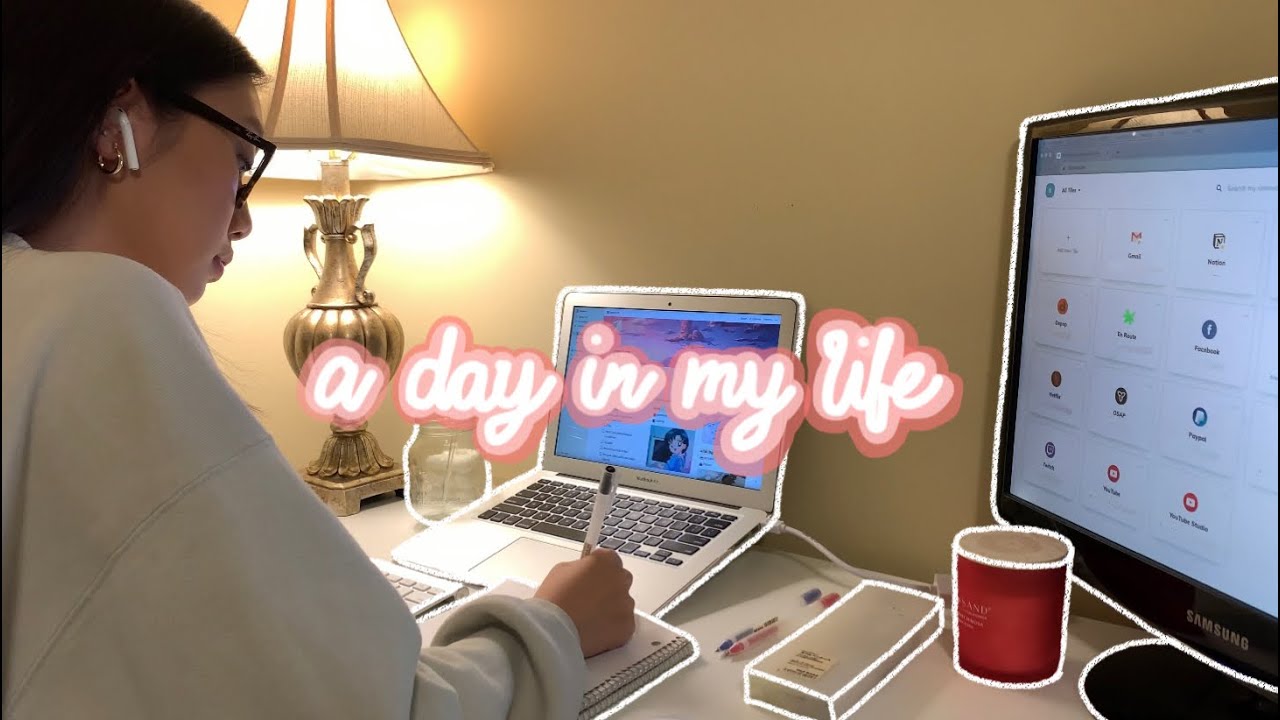 DAILY VLOG | a productive college day in my life | studying, grwm ...