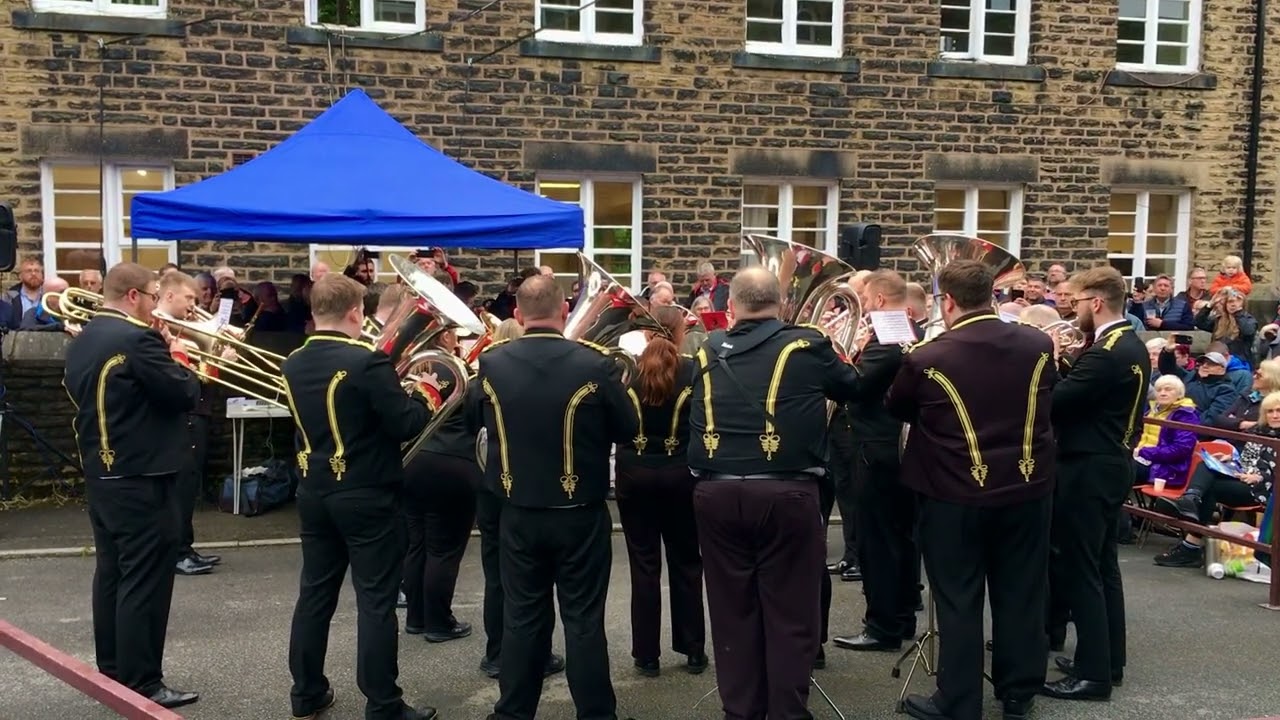 Knight Templar - Black Dyke Mill Band Whit Friday March - Delph 2024