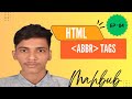 HTML| abbr Tag |Explained in Bangla | Example & Tutorial | Tawsif Mahbub