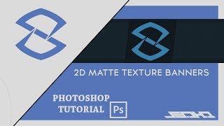 Photoshop Tutorial | How to Make a 2D Clean Matte Theme Banner