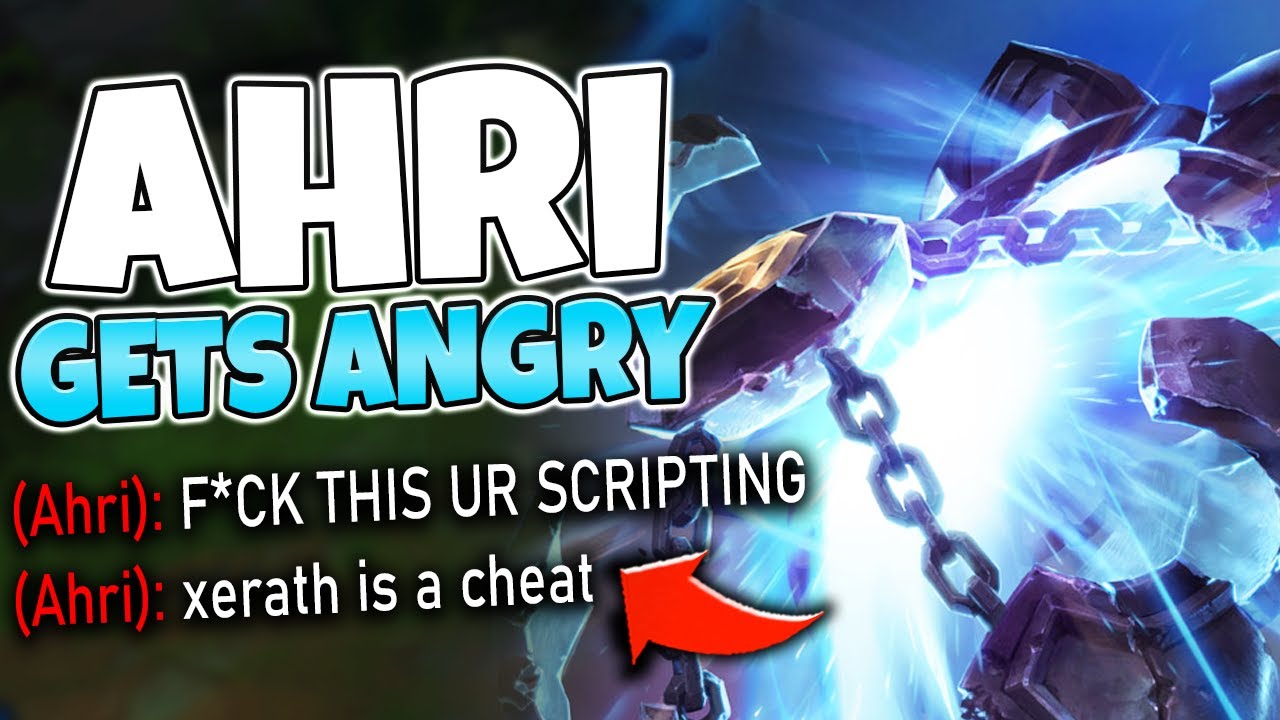 #1 XERATH WORLD INSANE ACCURACY MAKES AHRI RAGE! 