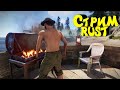 Выживание в РАСТ! Дом лодочная. Стрим Rust