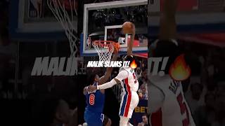 Malik posters!💪#nba #viralvideo #foryou #fyp #shorts #malikbeasley #viralshorts #posterdunk