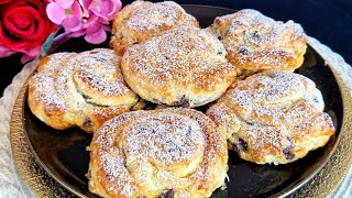 Ricetta in 5 Minuti! Senza impastare! Si sciolgono in bocca sofficissimi e super gustosi!