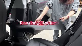 Kunist Door Sill Protectors for 2026 Model Y. (Detailed Installation Instructions)