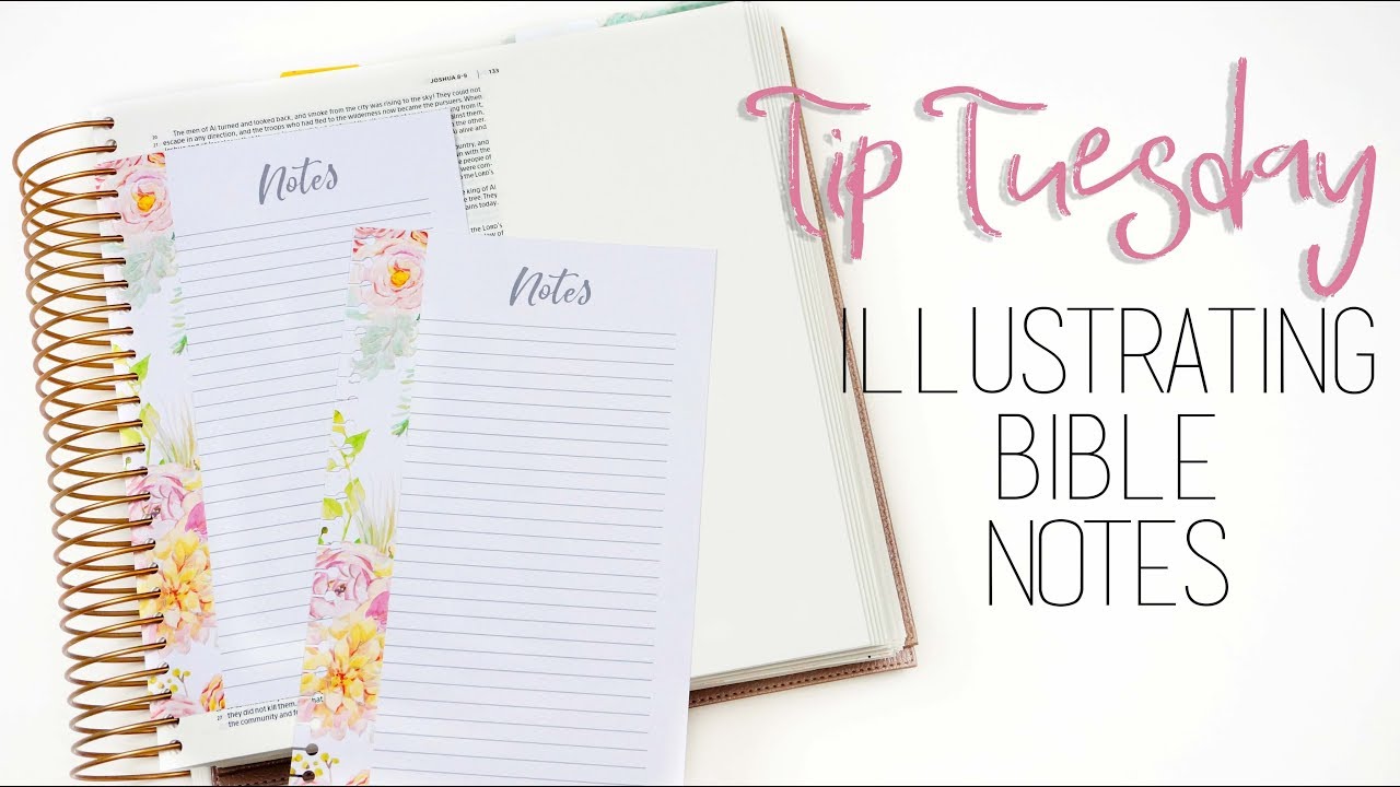 Tip Tuesday | Illustrating Bible Notes | FREE PRINTABLE - YouTube
