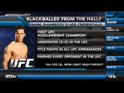Why is Frank Shamrock Not in the UFC HOF?