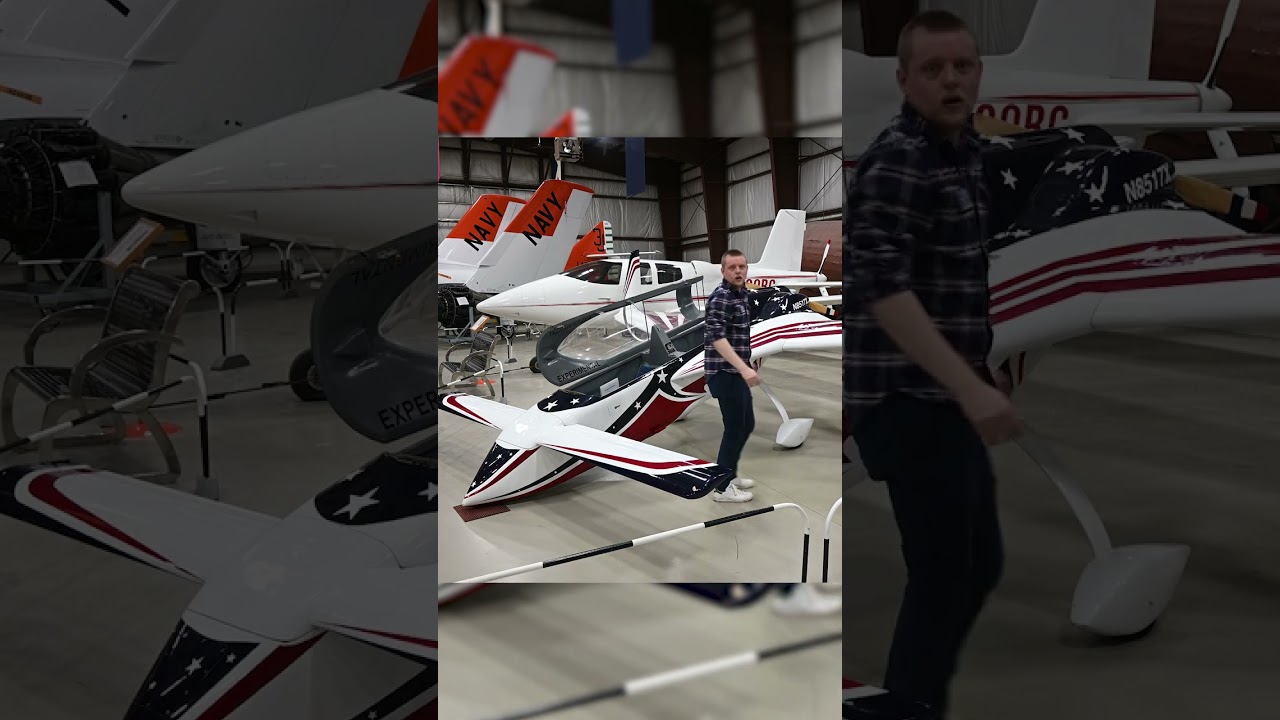 Putting our VariEze into 'grazing' mode.