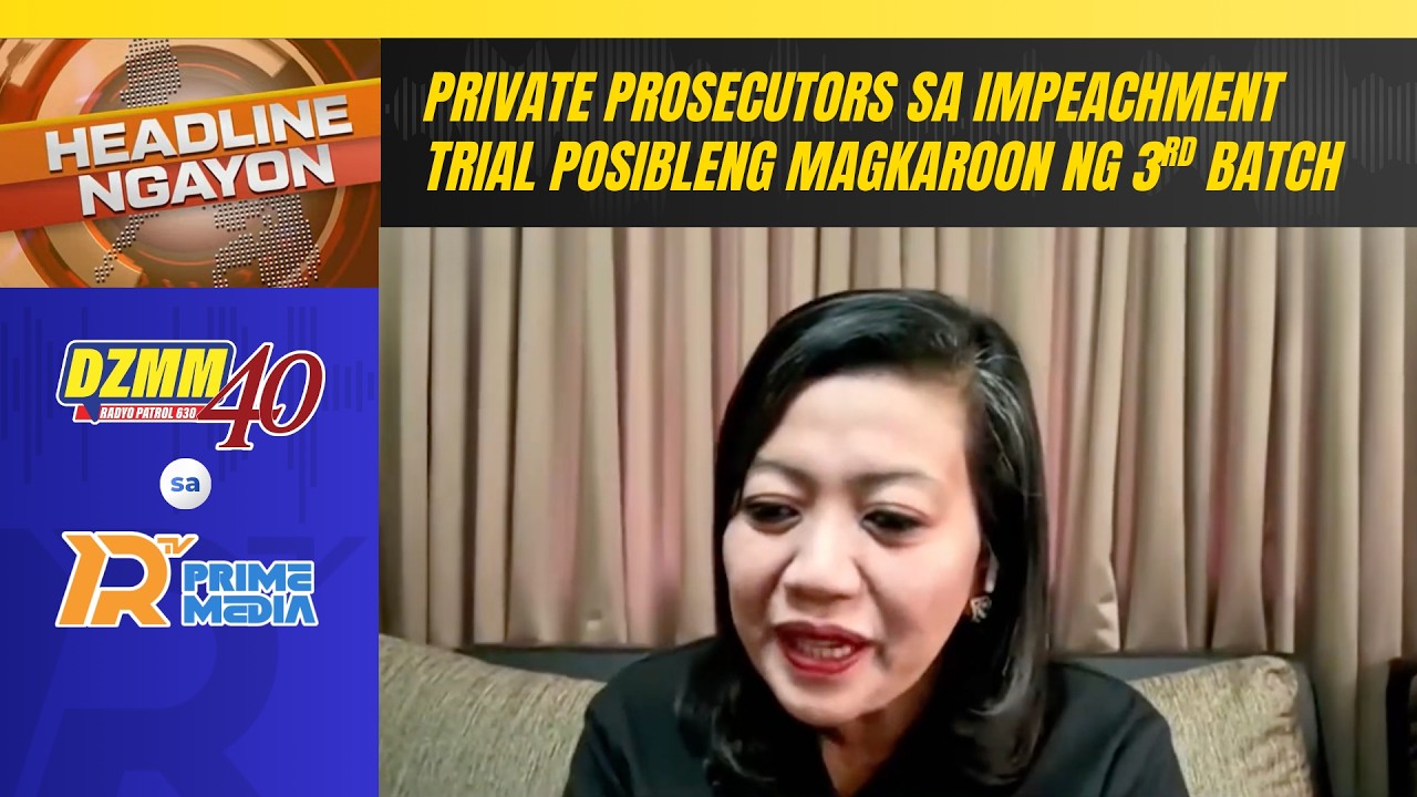 Ayon Kay Luistro, Private Prosecutors Posibleng Magkaroon ng 3rd Batch | Headline Ngayon