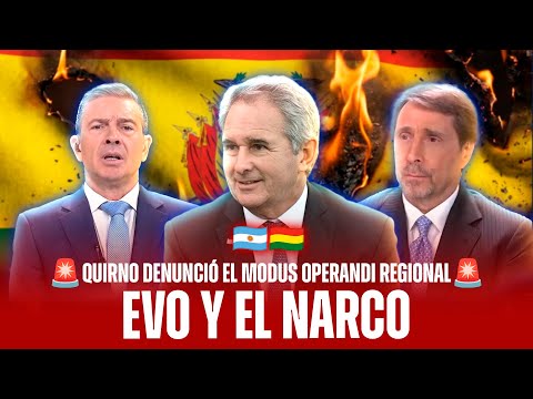 🇦🇷🇧🇴🔥PABLO QUIRNO ADVIERTIÓ SOBRE EL FINANCIAMIENTO NARCO A LA INSURGENCIA DE EVO MORALES