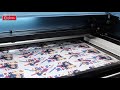 Gh1611ttatsccd gbos laser cutting machine with camera for garment shoes industry