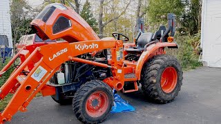 How To change The Oil On A Kubota L3902 Tractor. First Oil Change On My Kubota Tractor.