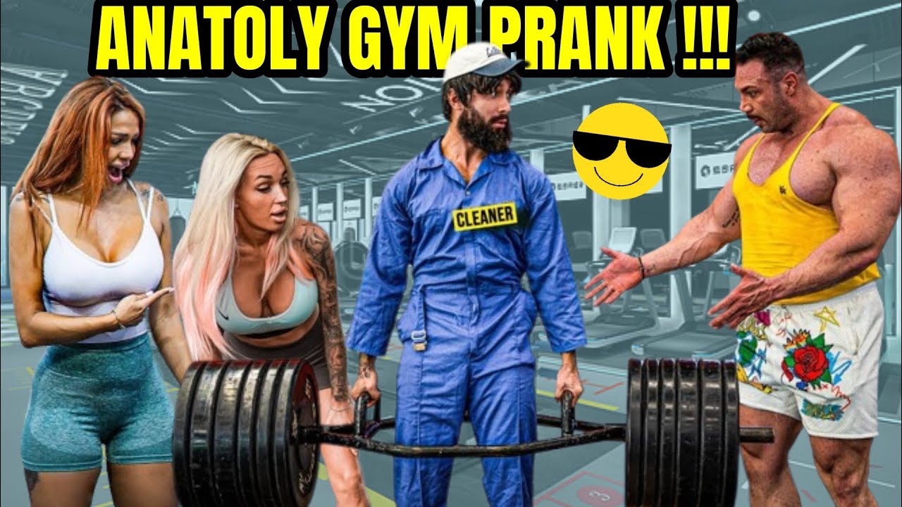 CRAZY Powerlifter Anatoly shocks this guy after this.. #anatoly #prank
