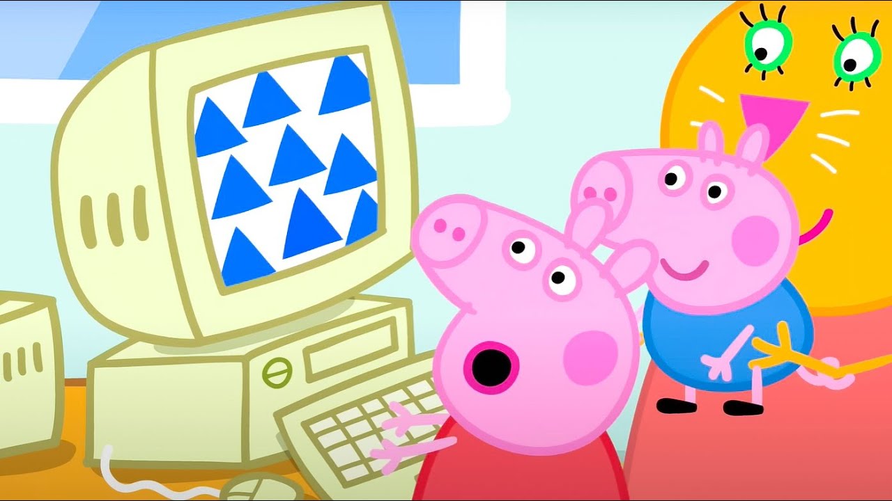 Peppa بيبا بيج - مكتب عمل بابا بيج - افلام كرتون بيبا بيج بالعربي - YouTube