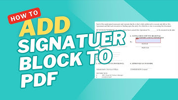 How to Add Signature Block to PDF for Someone Else to Sign (without Acrobat)?