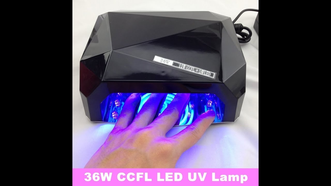 36watt Ccfl Led Lamp Nail Ebay Difference Uv 36 Watt Gel Polish Youtube