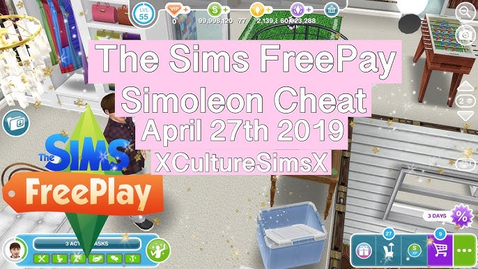 ✓ NEW Sims FreePlay Unlimited SIMOLEONS for iOS & Android 🏠 Sims FreePlay  Money Glitch 2023 