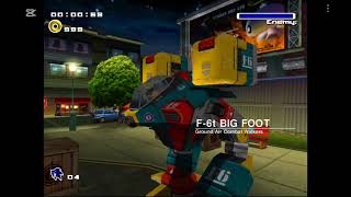 Testing the cheats on my emulator called Redream on Sonic Adventure 2