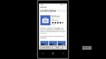 Briefcase file manager For Windows Phone