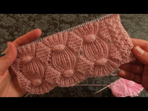 ikişiş fıstıklı bağlamalı yelek modeli yapılışı- Amazing How to knitting cardigans #knittingmachine