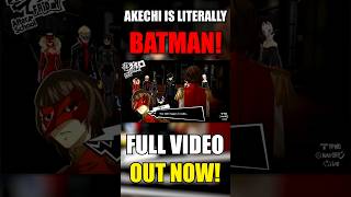 Goro Akechi is Canonically BATMAN #shorts #persona #viral