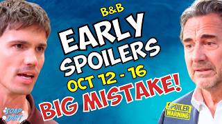 Bold and Beautiful Early Spoilers Oct 12-16: Finn ERUPTS & Ridge BLOWS IT! | Soap Dirt B&B