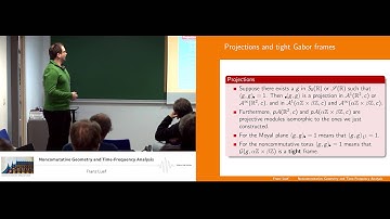 Franz Luef:  Noncommutative geometry and time-frequency analysis