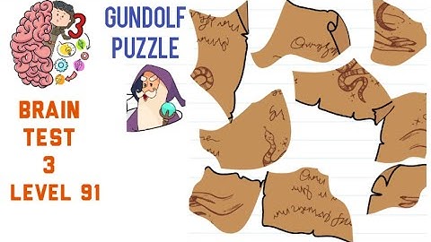 Brain Test 3 Level 91 Gundolf Puzzle Walkthrough