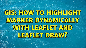 GIS: How to highlight marker dynamically with leaflet and leaflet draw?