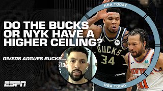 Bucks or Knicks? 🤔 Perk \& Austin Rivers DISAGREE on Celtics' biggest challenger | NBA Today