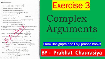 11. Logarithmic of complex quantities For B.A/B.Sc  part 1 || Das gupta and lalji prasad book #BRABU