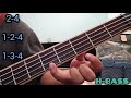 Escalas mayores en bajo electrico Bass en 10 minutos tutorial principiantes