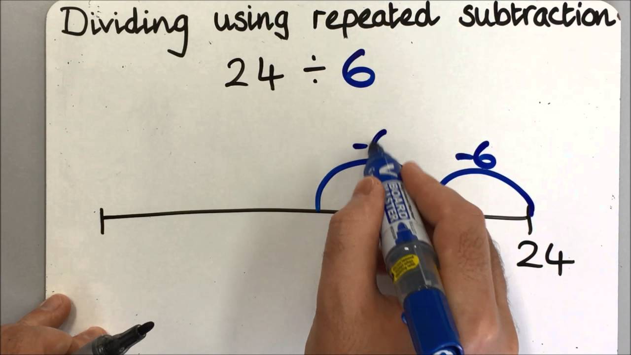 Dividing As Repeated Subtraction YouTube