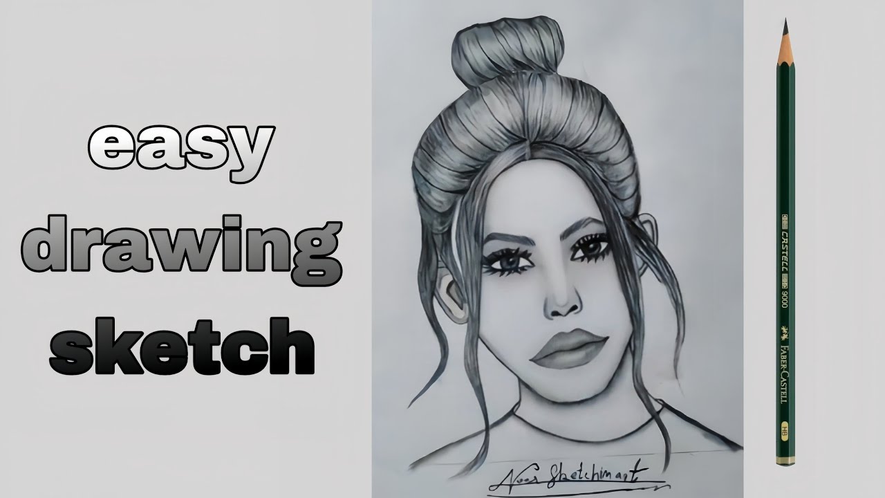 How to Draw a Beautiful Girl Face | Easy Pencil Sketch for Beginners
