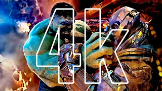 Hulk vs Thanos Spaceship Battle | Avengers: Infinity War Opening Scene 4K HDR