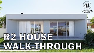 R2 HOUSE PROJECT | Exterior &amp; interior walk-through | UNREAL ENGINE 4