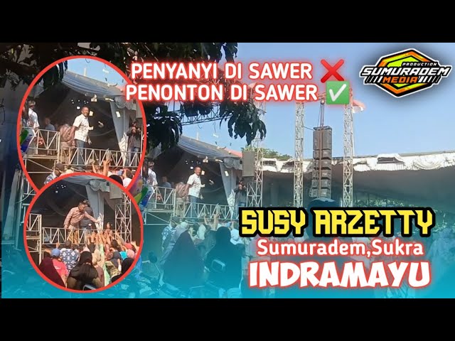 Viral!!! Bukanya Nyawer Biduan Malah Nyawer Penonton❗Panggung Susy Arzetty Desa Sumuradem class=