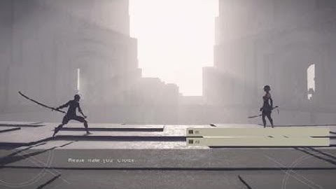 NieR:Automata - Ko-Shi and Ro-Shi boss fight
