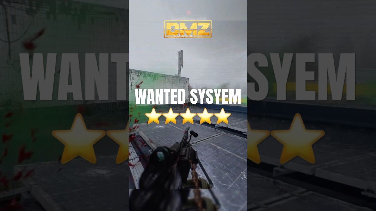 GTA6 Style Wanted System in MW4 DMZ  #callofduty #dmz #mw4 #modernwarfare4 #shorts #gaming #dmzmw4