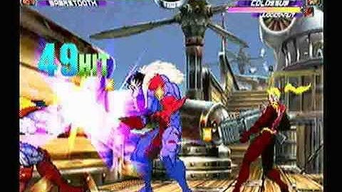 MvC2: Sabretooth 5x Hyper Birdie 168 hit 100% Combo