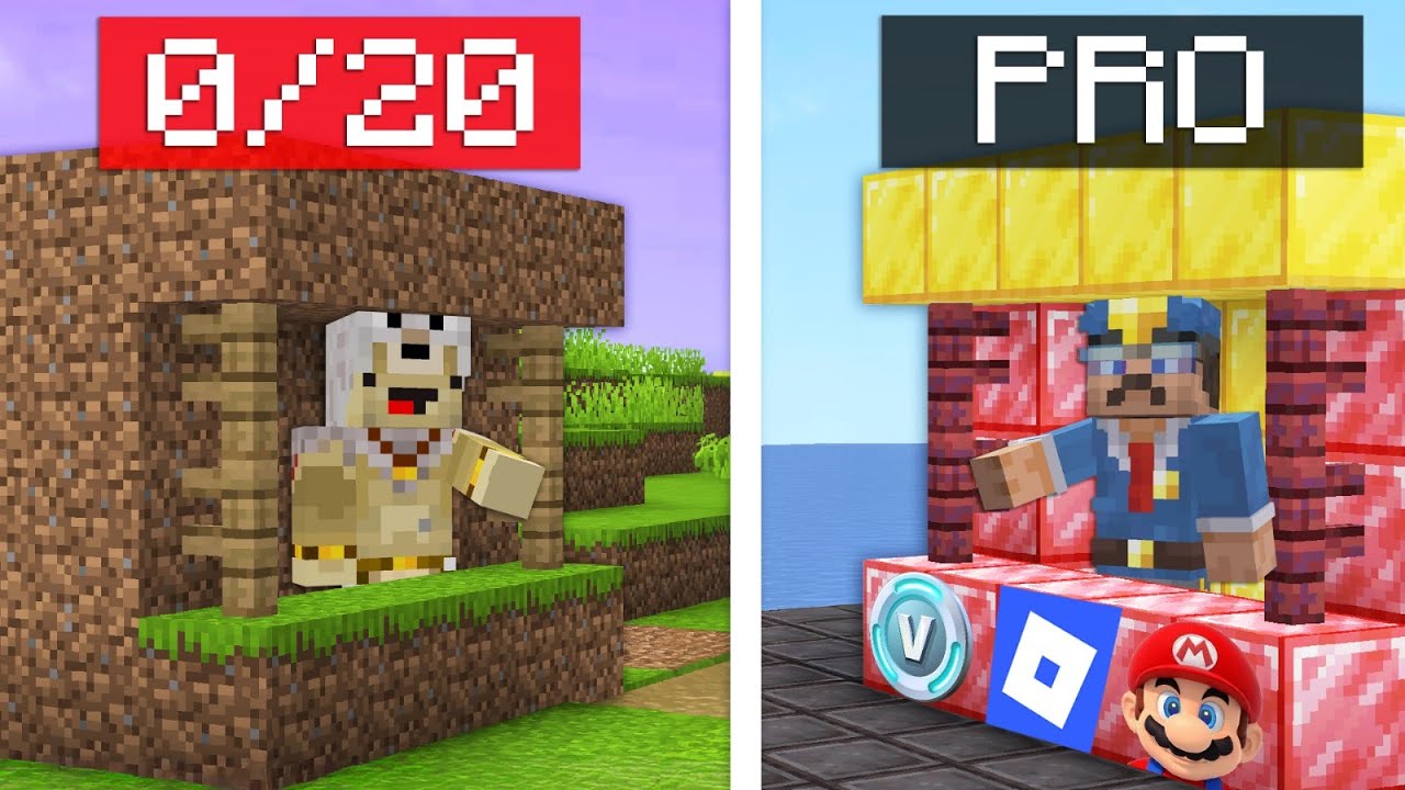 MAGASIN DE JEUX VIDÉO sur Minecraft de NOOB VS PRO !
