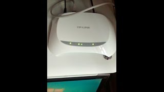 TP-LINK TL-WR840N 300 Mbps Wireless N Router unboxing